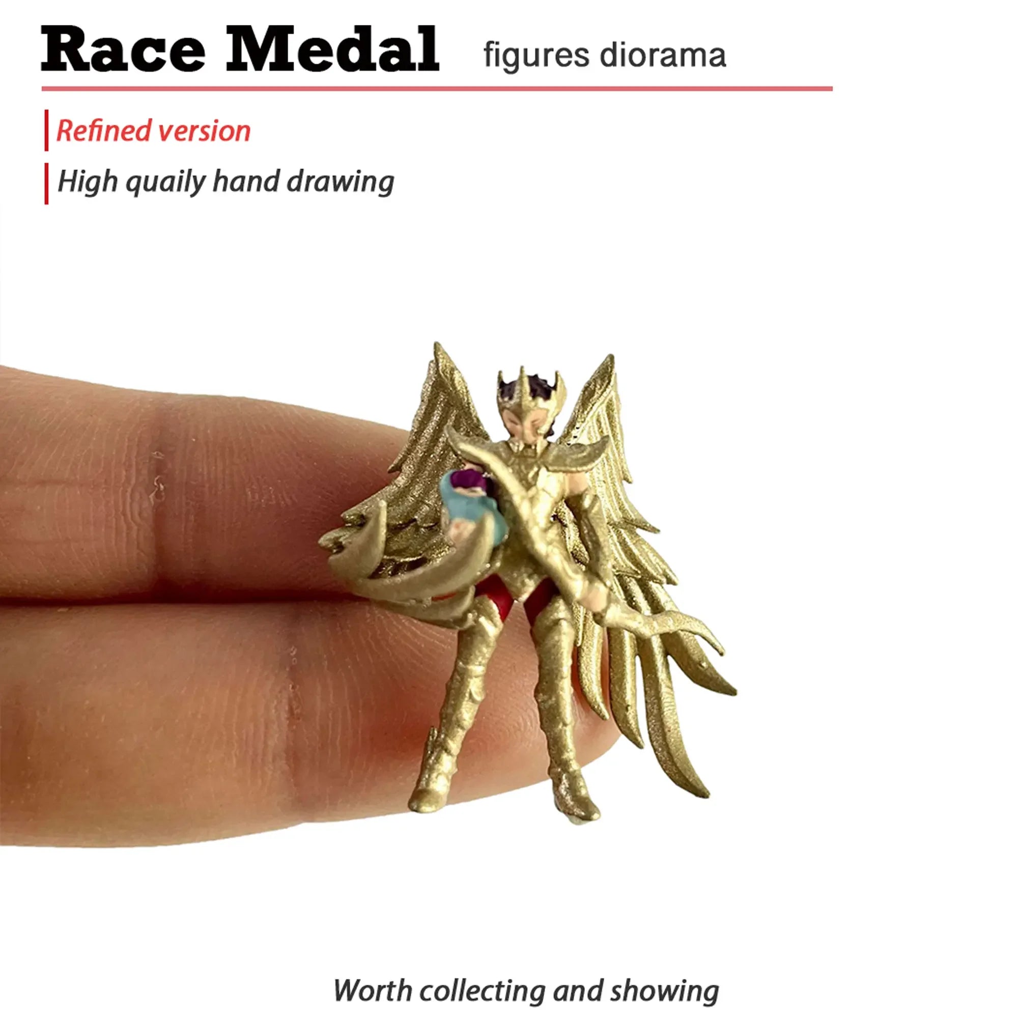 12cm Mini Gold Saint Seiya Figure - Stunning Collectible Doll