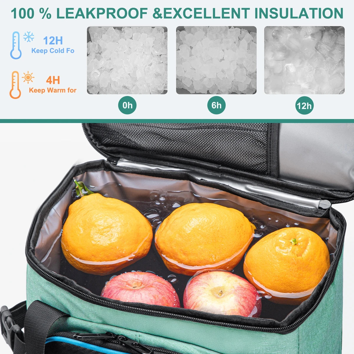 Iculbag Insulated Cooler Backpack - 20Cans Leak-Proof for Outdoor Fun