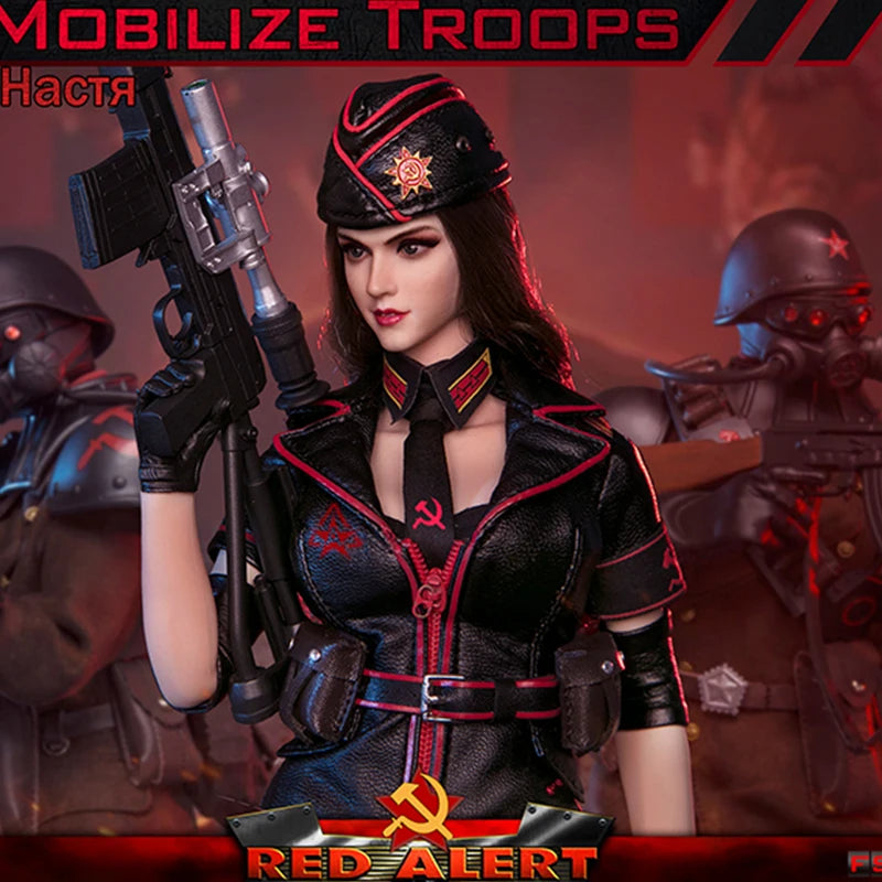 1/6 Scale Red Alert Female Soviet Sniper Action Figure - Stunning Detail