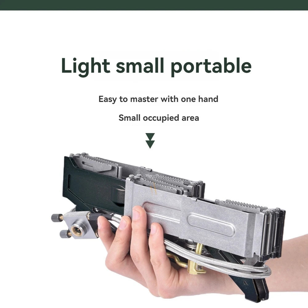 BRS-32 Double Burner Gas Stove - Ultimate Portable Cooking Power
