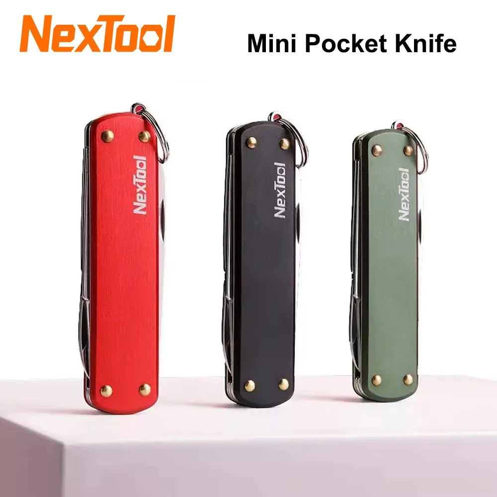 NexTool Mini Folding Multitool - Scissors, Screwdriver & Knife