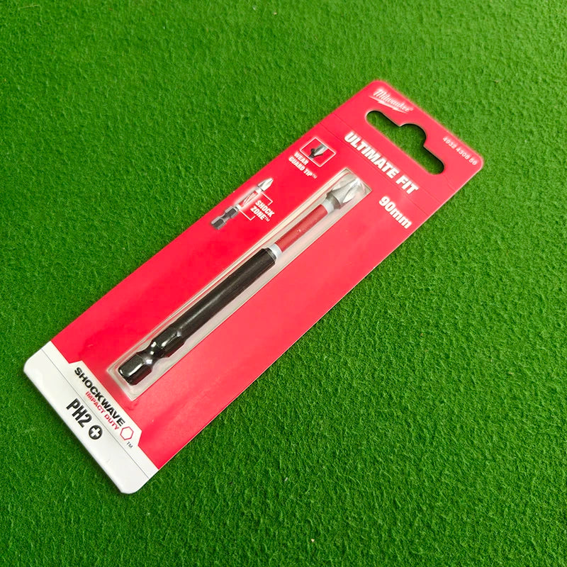 Milwaukee Shockwave PH2 90mm Impact Screwdriver Bit - Durable & Versatile