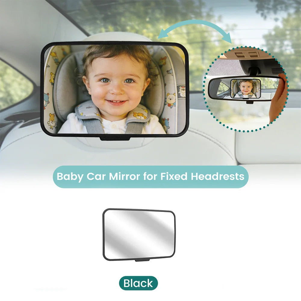 Shatterproof Baby Car Mirror - Safe Rearview Monitor for Infants