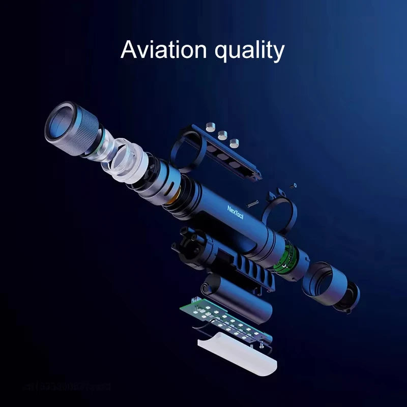 NexTool 6-in-1 Multifunctional LED Flashlight - 1000LM Waterproof Power Bank