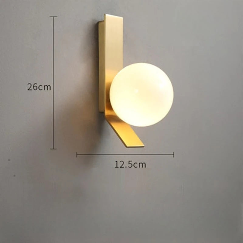 Modern Moon Ball Wall Lamp - Stylish Indoor Lighting for Any Space