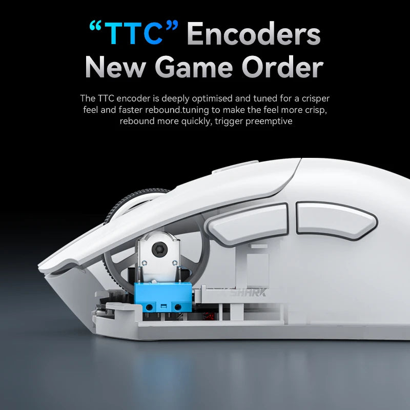 Attack Shark R1 Bluetooth Gaming Mouse, 18000 DPI, Tri-Mode Connect