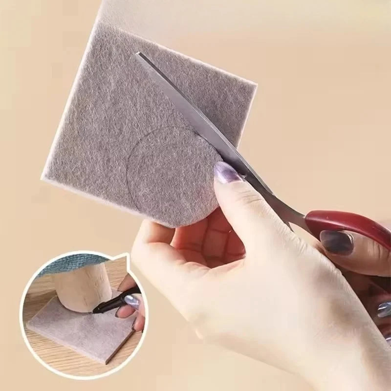 3mm Thick Felt Chair Leg Pads - Mute & Non-Slip Furniture Protectors