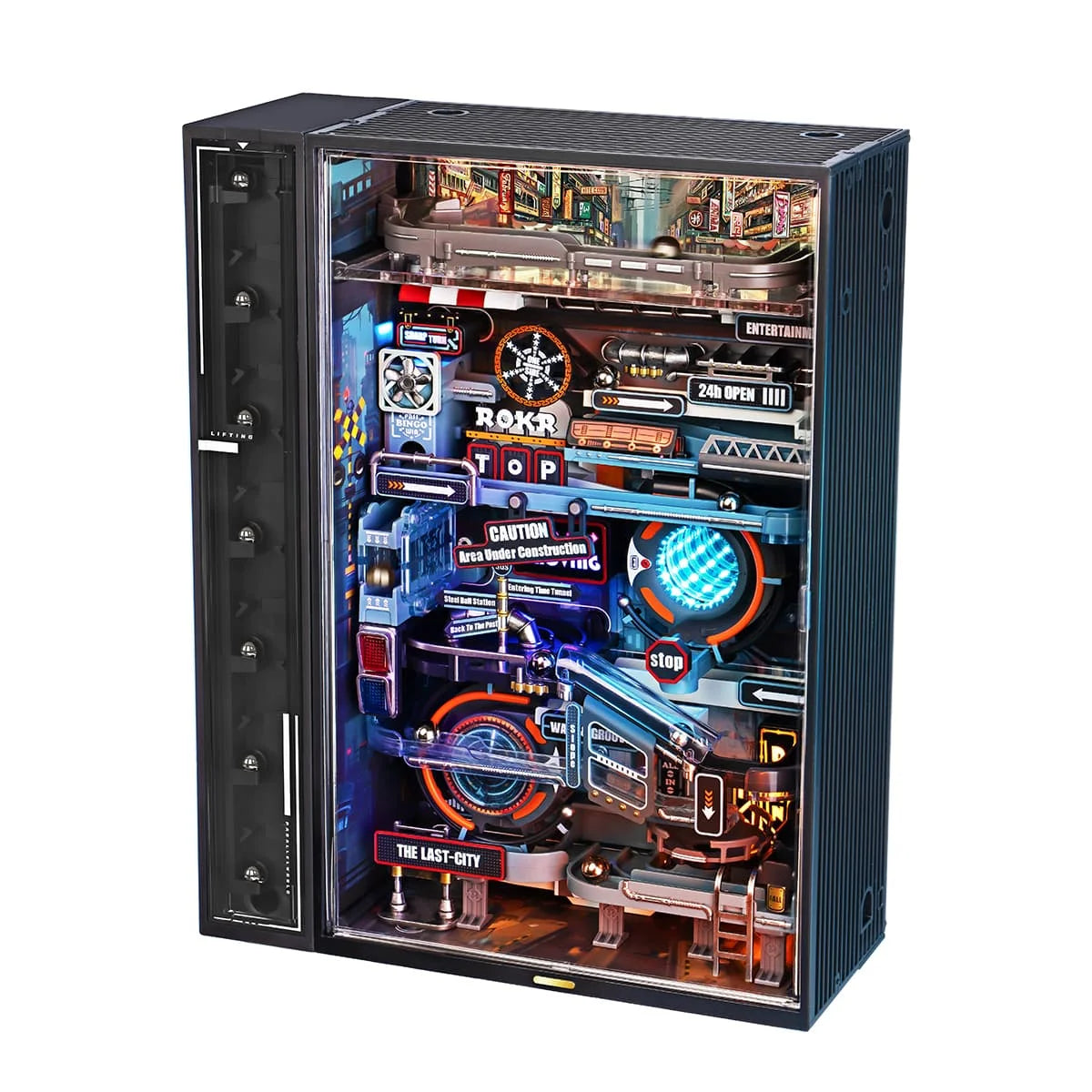 Cyberpunk Marble Run 3D Puzzle DIY Model - Interactive Home Decor