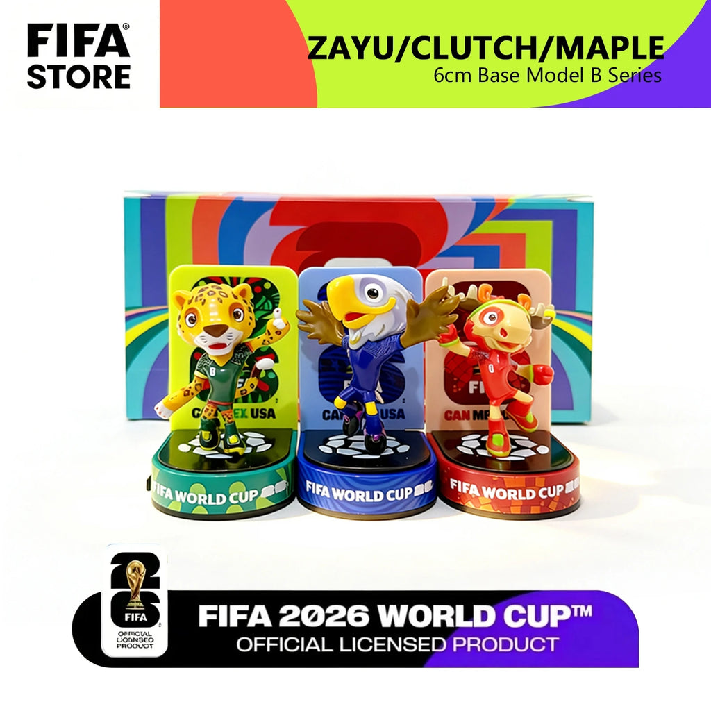2026 FIFA World Cup Mascot 3-Piece Collectible Set - Fan Memorabilia