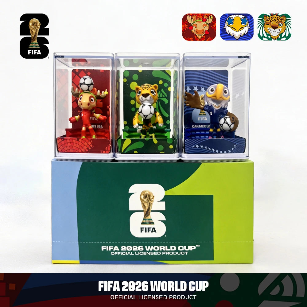 FIFA 2026 World Cup Mascot Collectible Set - Maple, Zayu, Clutch
