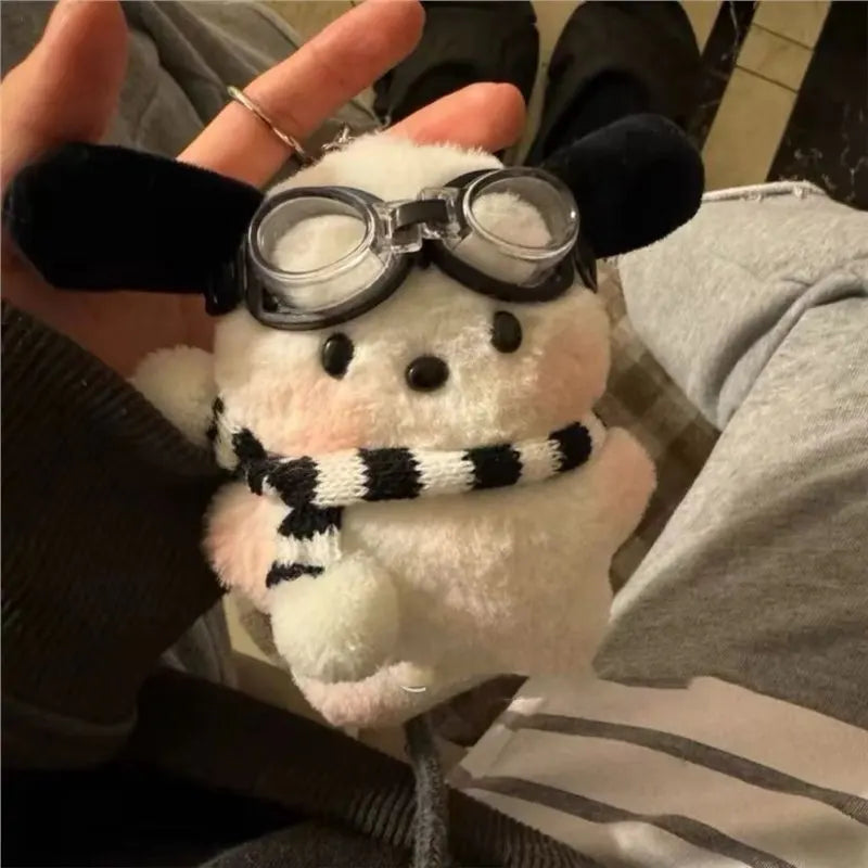 Kawaii Pochacco Plush Doll Keychain - Cute Gift for Kids & Collectors