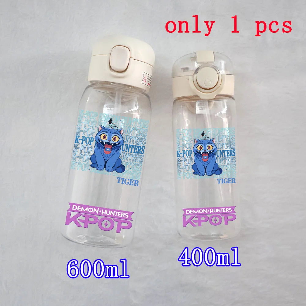 K-Pop Large Capacity Water Bottle - 400ML to 600ML for Fans