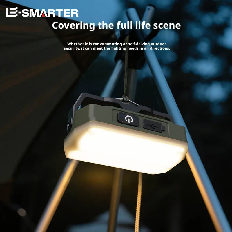 ESMARTER LED Camping Lantern - Ultra Bright, Rechargeable, Magnetic Base