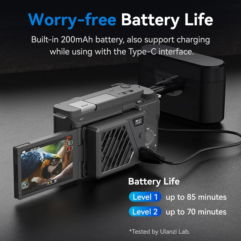 Ulanzi CA25 Camera Cooling System - Efficient Heat Management