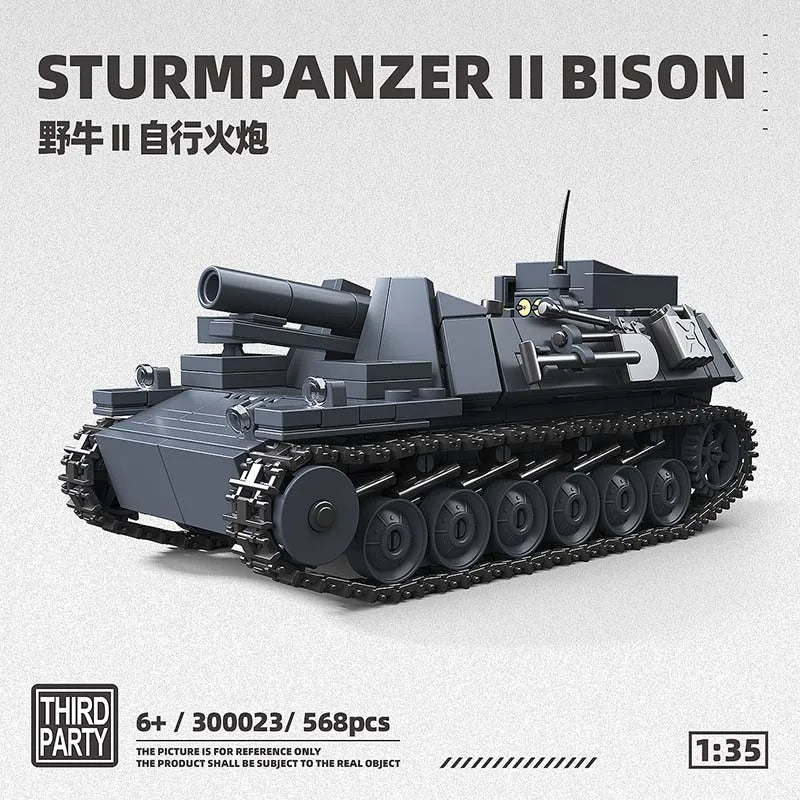 M3A1 Stuart Tank Building Blocks - Fun & Educational Car Toy