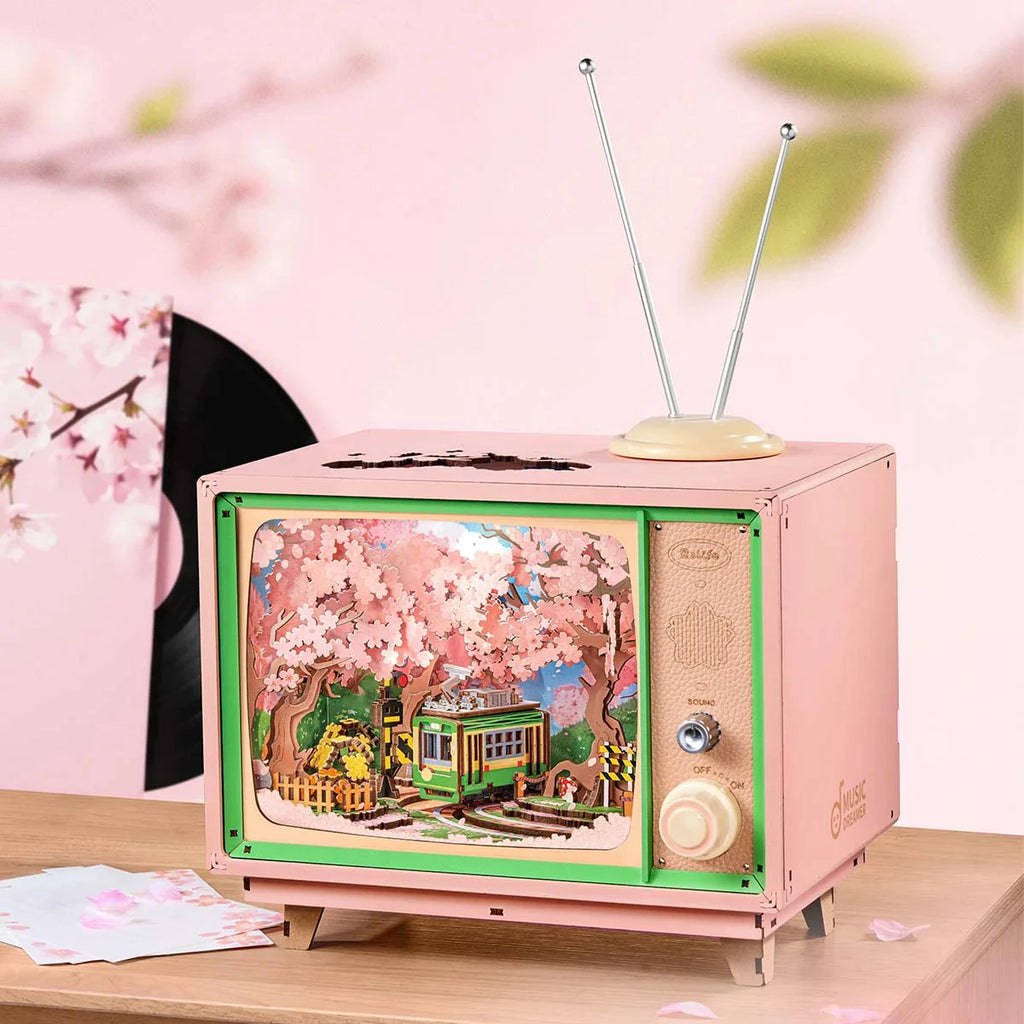 Sakura Dreamy Tour DIY Music Box - 3D Wooden Puzzle with Lights