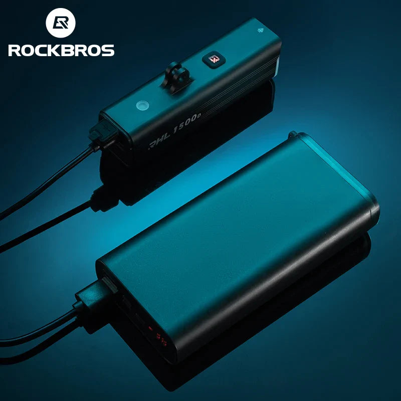 ROCKBROS 1500LM Smart LED Bike Light for Night Cycling