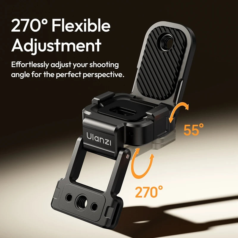 Ulanzi PK16 Magnetic Grip Adapter for DJI Pocket 3 & Action Cameras