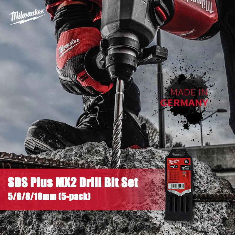 Milwaukee Shockwave 5PC Impact Bit Set - Heavy-Duty Drill Accessories