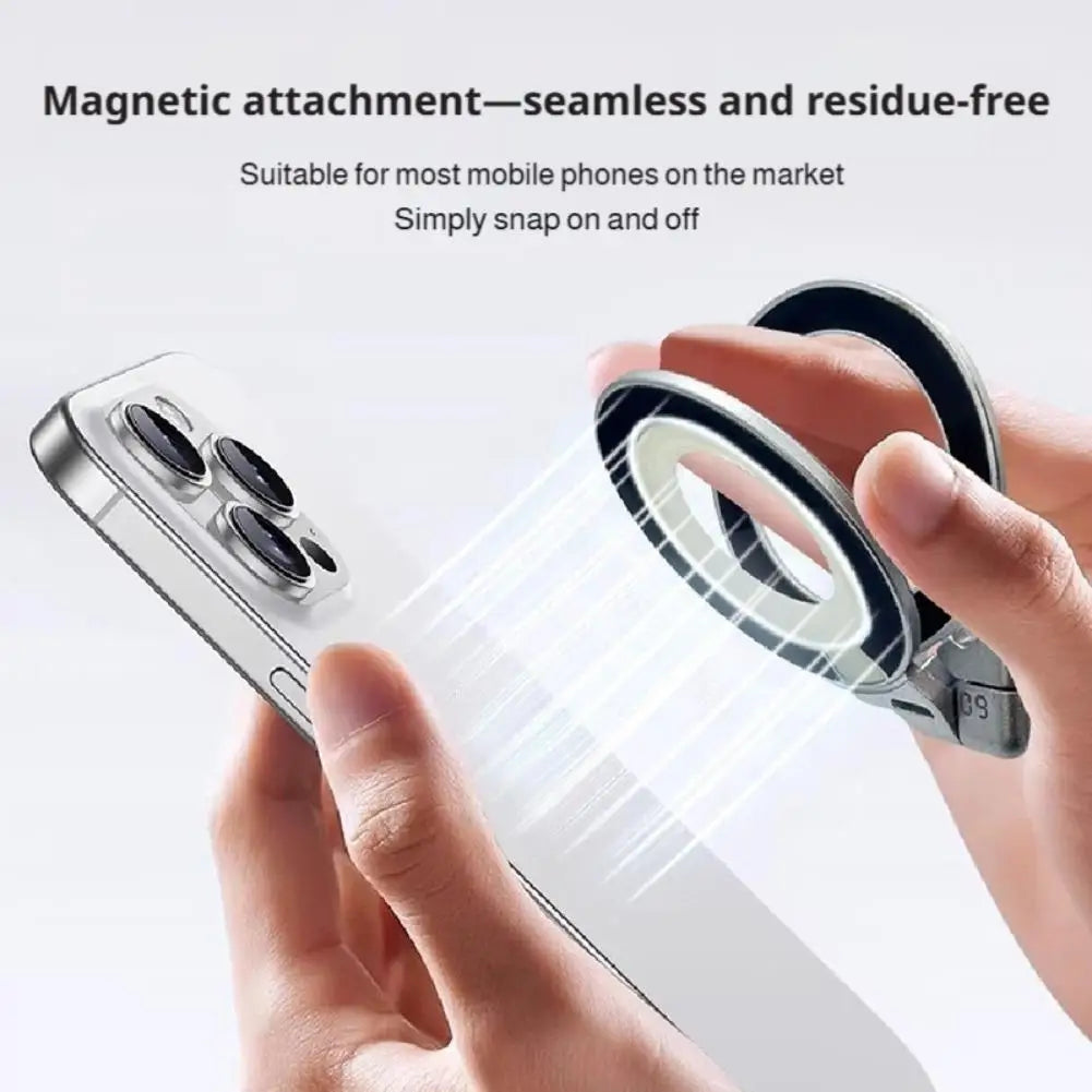 Magnetic Phone Ring Stand for Apple 12-16 Series - Ultra-Thin Grip