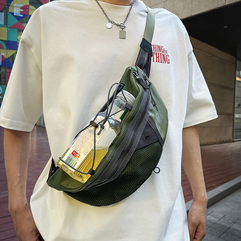 Durable Outdoor Nylon Sports Bag - Ideal for Cycling & Hiking