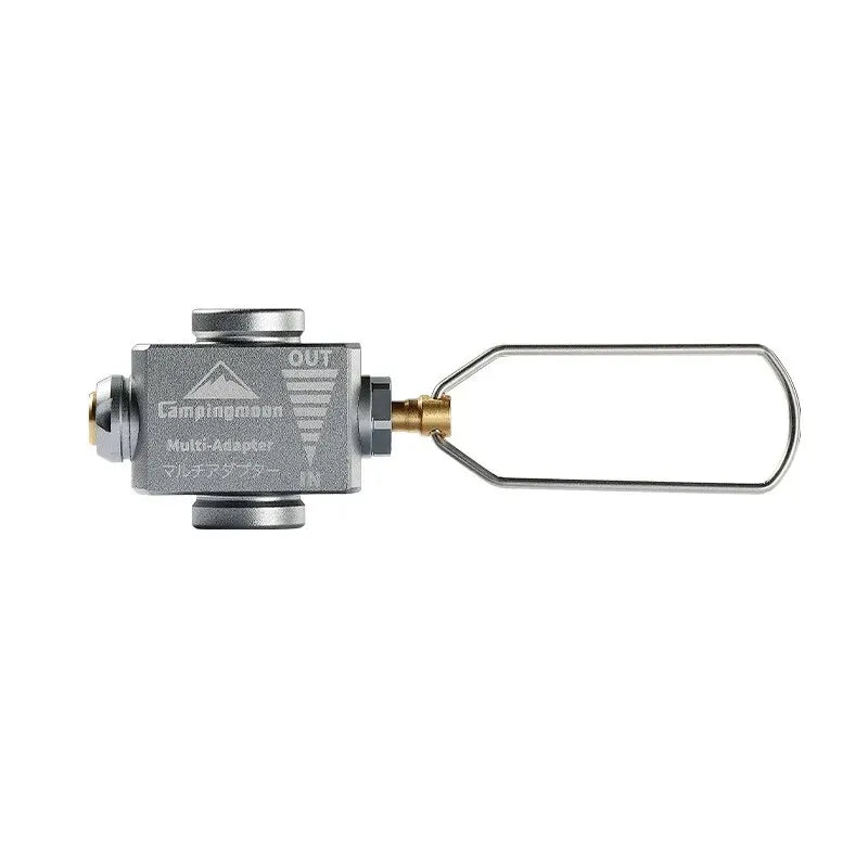 Lightweight CAMPINGMOON Z15 Gas Adapter for Safe Gas Refills