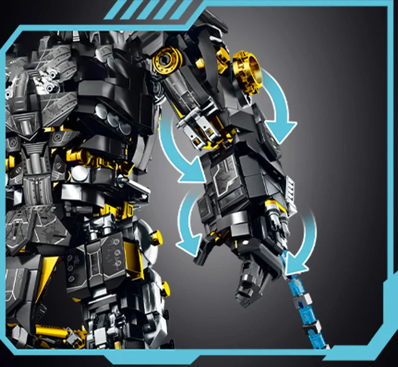 Marvel Iron Hero Mech Building Kit - 2300+ Pieces Toy Set