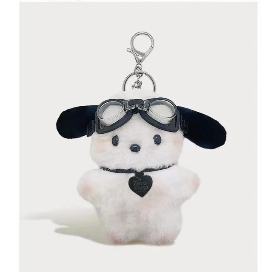 Kawaii Pochacco Plush Doll Keychain - Cute Gift for Kids & Collectors
