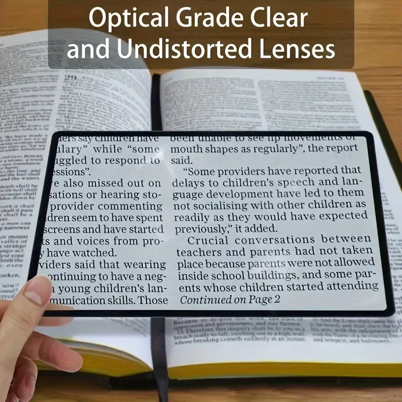 Ultra-Thin High Magnification Magnifying Glass for Students