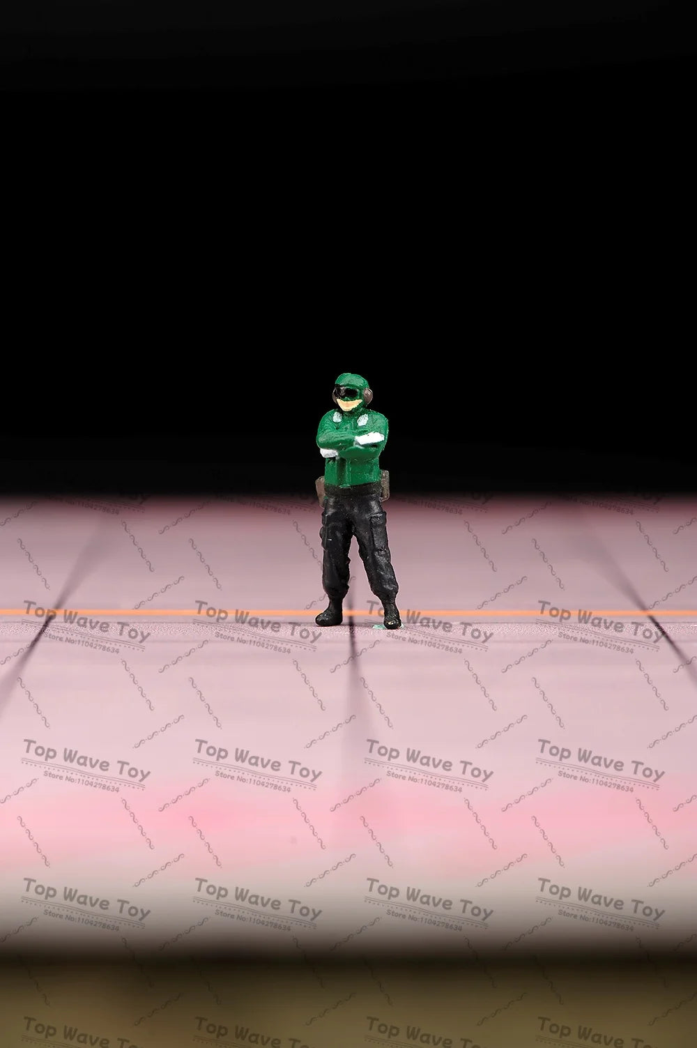 Creative Miniature Painted Figures for Car Model Photography