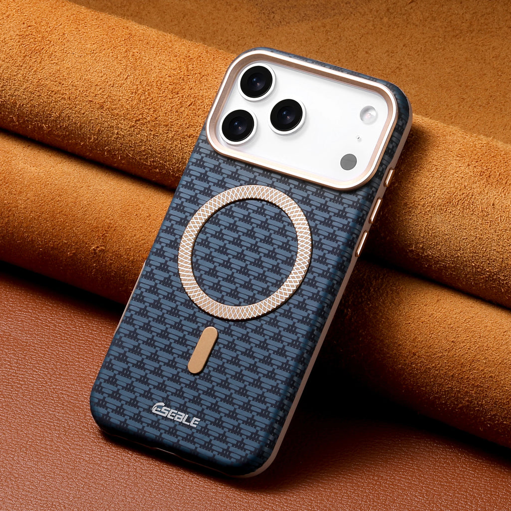 Luxury Magnetic Leather Phone Case for iPhone 13-17 Pro Max