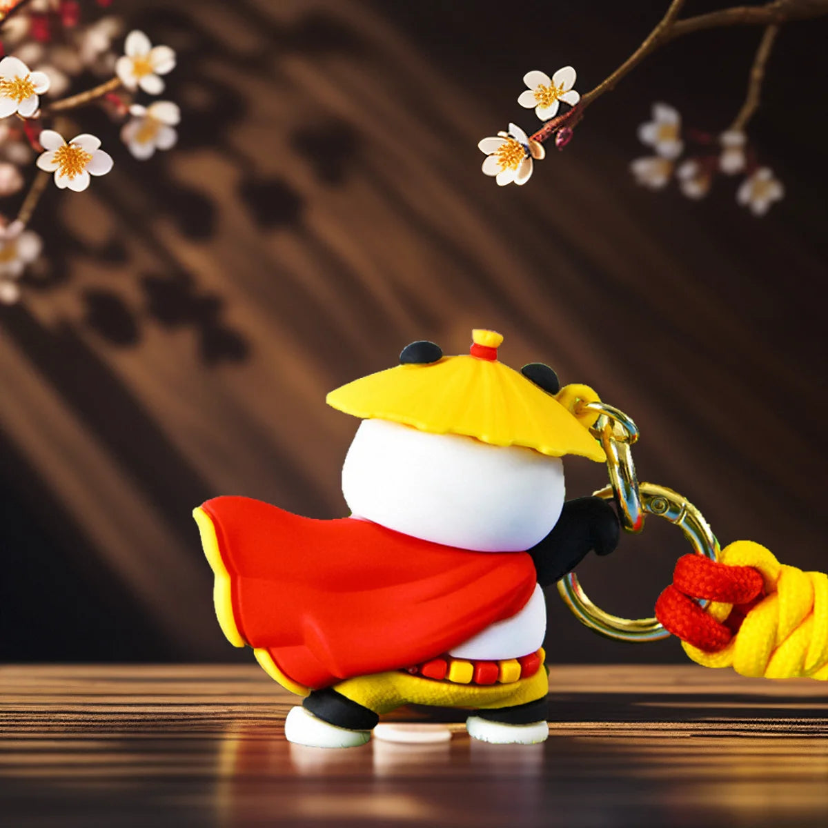 Kung Fu Panda Bear Keychain – Fun & Lightweight Silicone Pendant