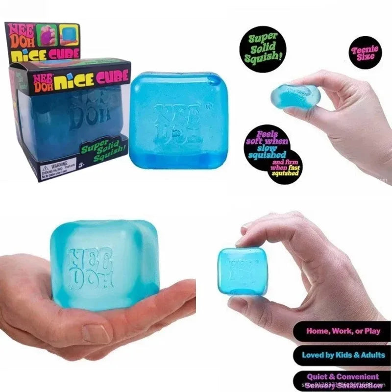 Schylling Needoh Nice Cube - Sensory Stress Relief Toy for All Ages