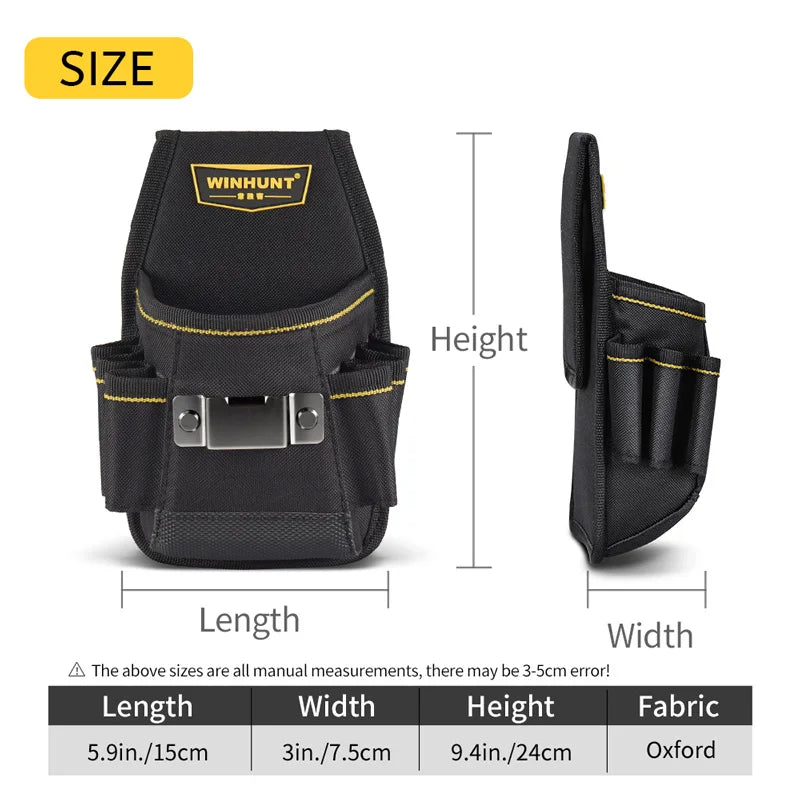 WINHUNT Tool Belt Set - Versatile Pouch for Electricians & Carpenters