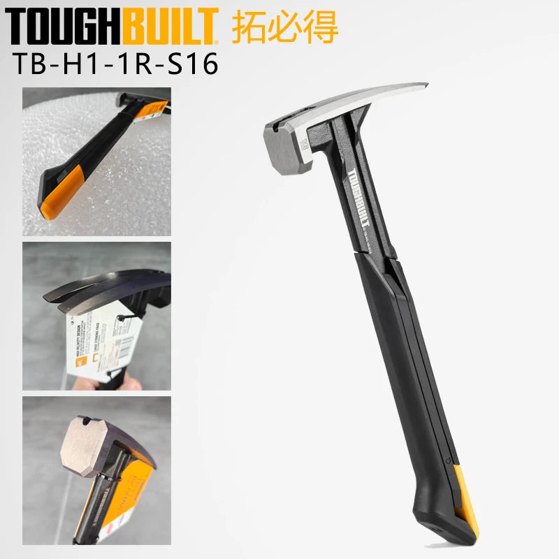 TOUGHBUILT 16 & 18 oz Steel Smooth Face Rip Hammers - Precision Tools