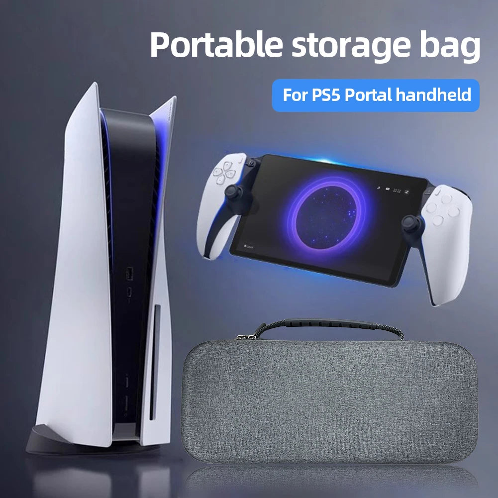 Shockproof EVA Carrying Case for PS5 Portal - Ultimate Protection