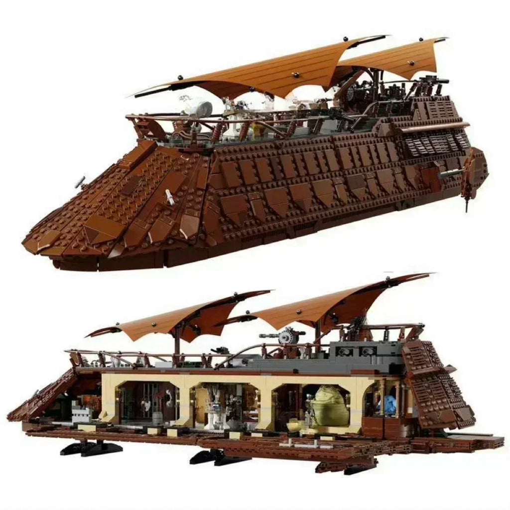 3942PCS Sail Barge Building Block Model - Creative Assembly Toy