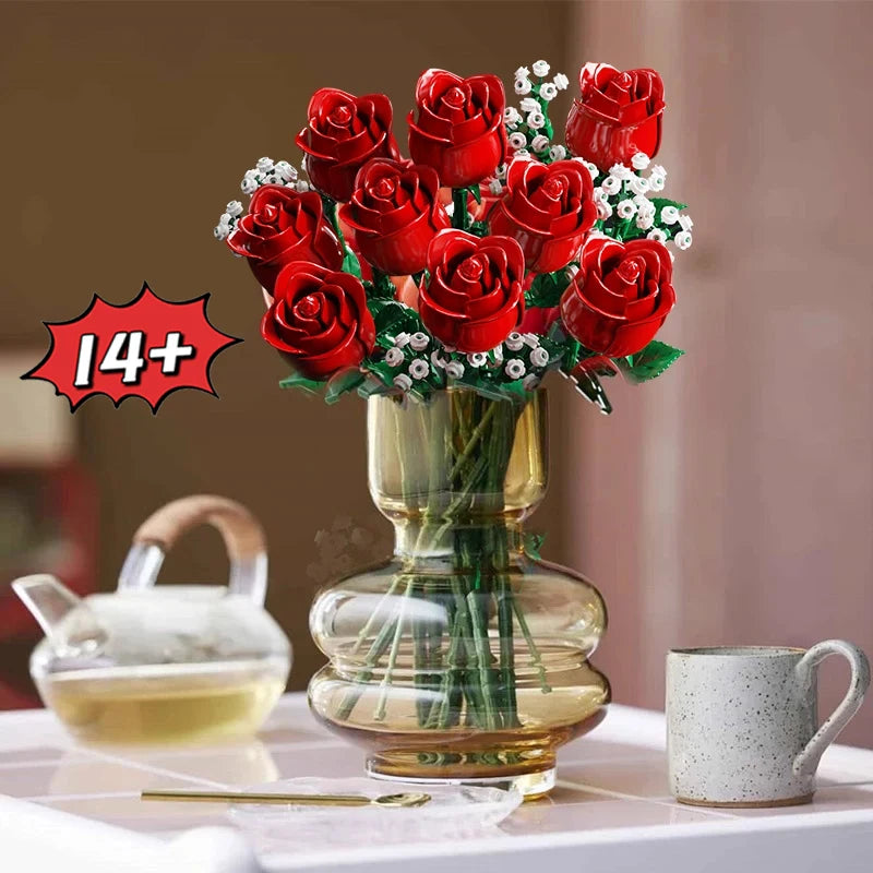 Creative Icon Rose Bouquet 10328: Stunning Artificial Flower Set