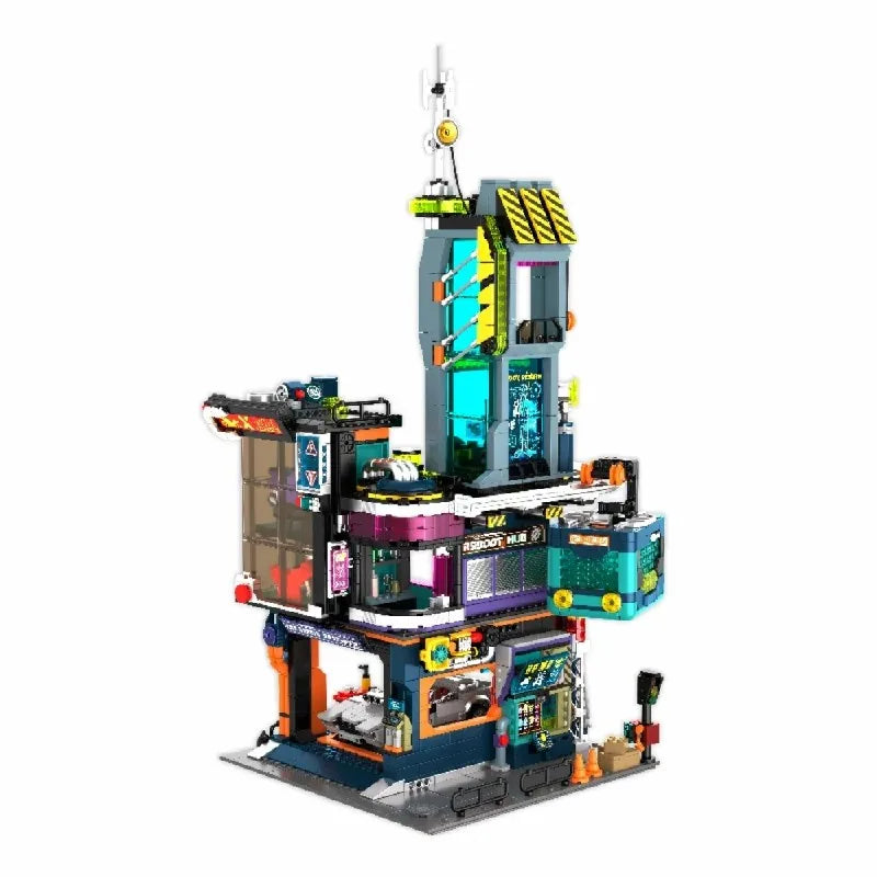 2098PCS Cyberpunk City Building Blocks Set - Creative Modular Design