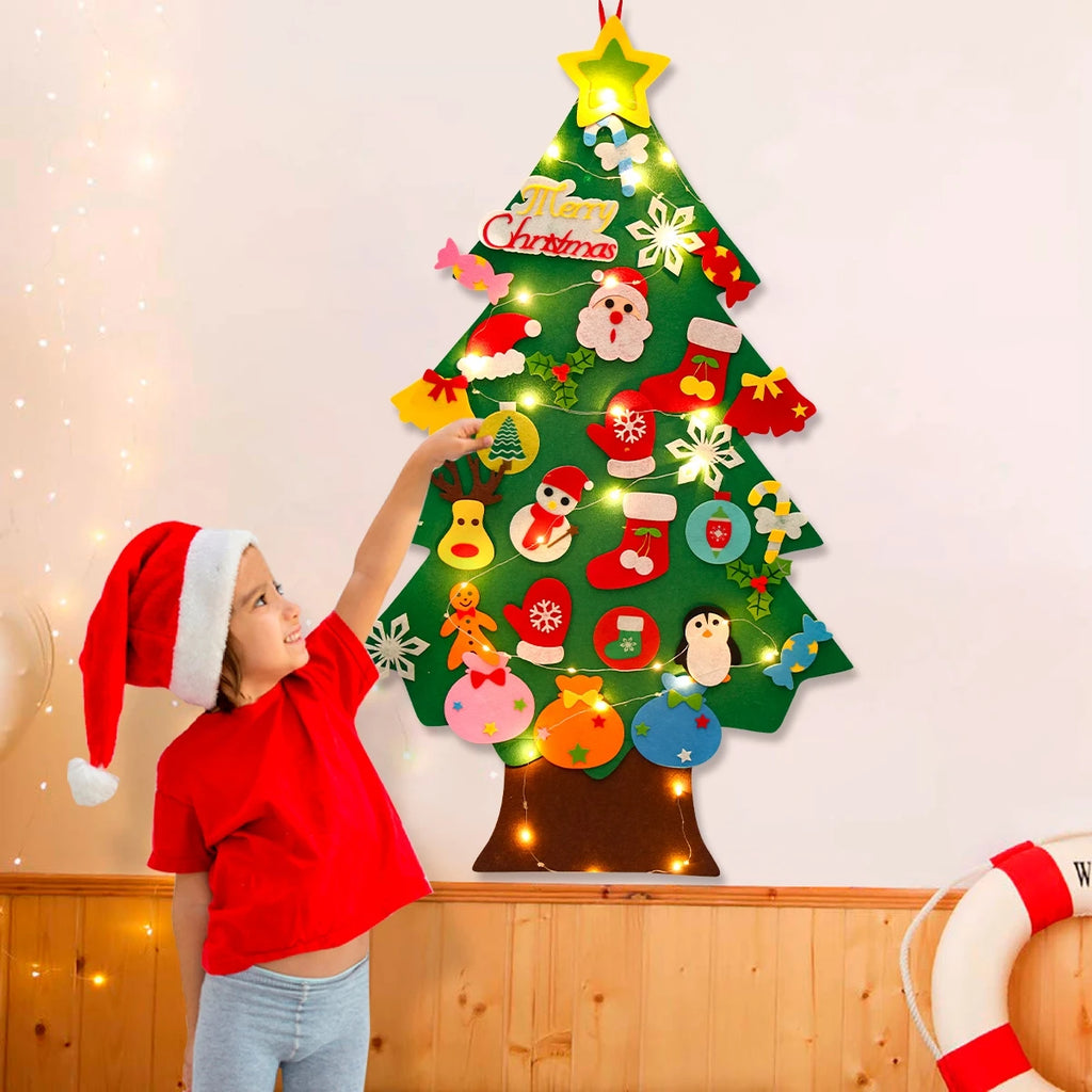 DIY Felt Christmas Tree - Festive Decoration for Kids & Family Fun