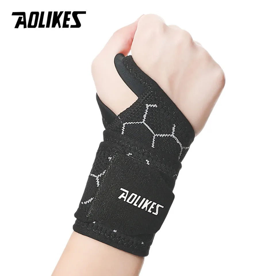 AOLIKES Wrist Brace for Carpal Tunnel Relief - Adjustable Compression Support