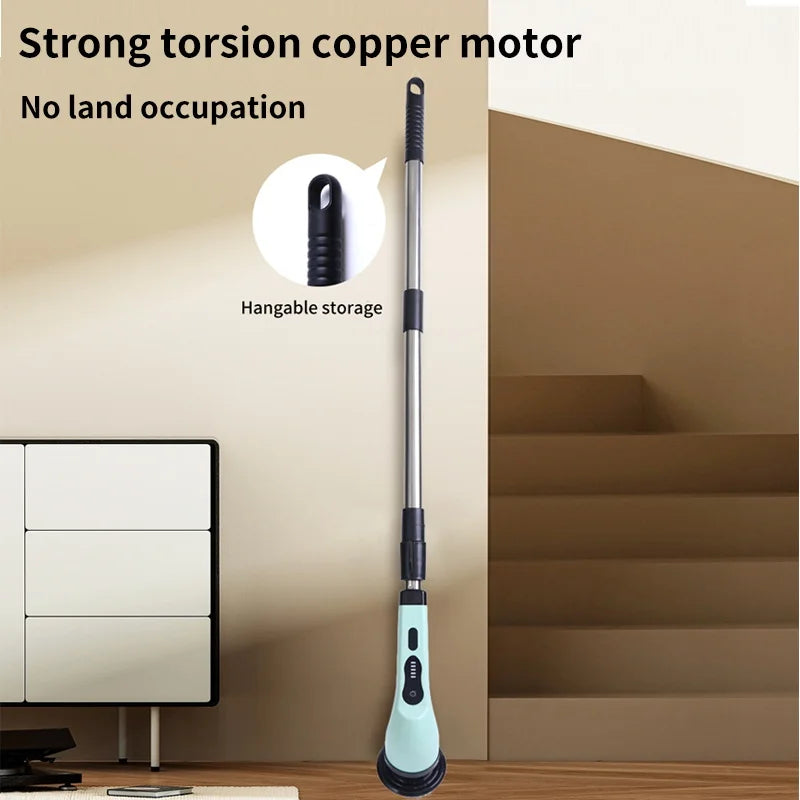 9-in-1 Electric Spin Scrubber | Effortless Multi-Surface Cleaning