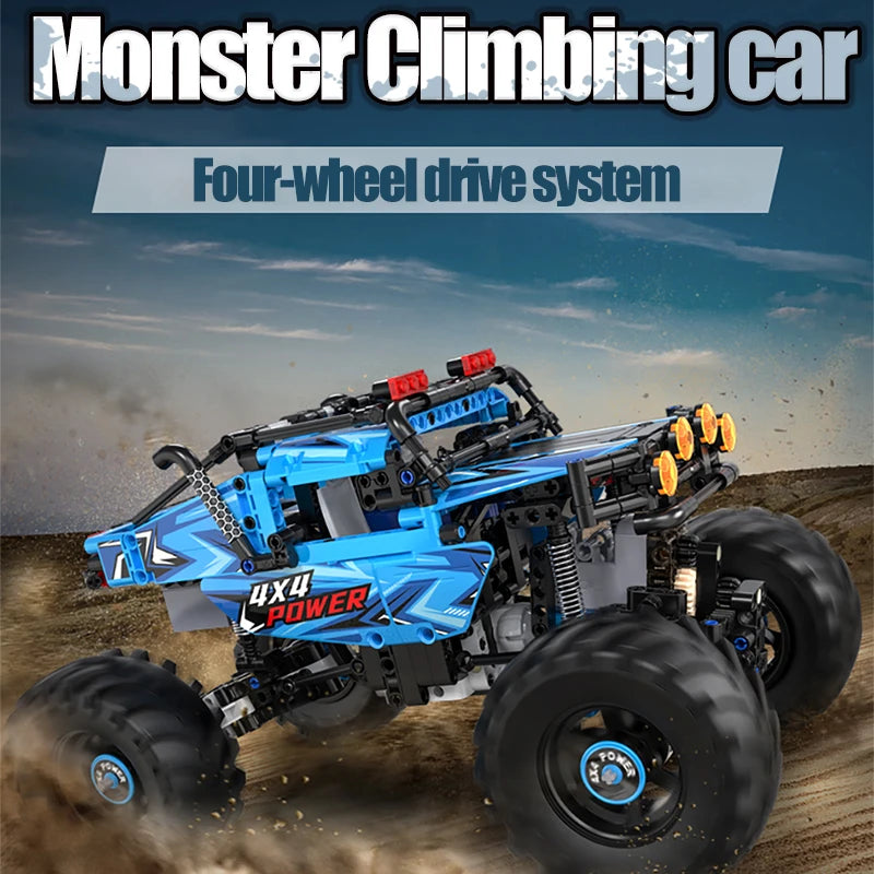 Cada 4WD Off-road RC Building Blocks Car - Fun for Kids