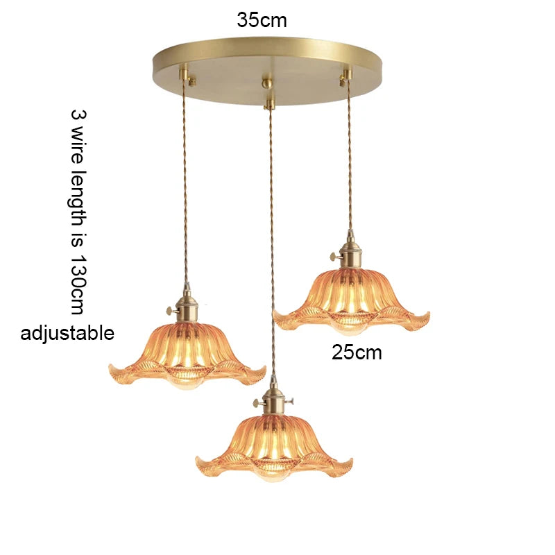 Adjustable Frosted Glass Chandelier Pendant Light for Stylish Spaces