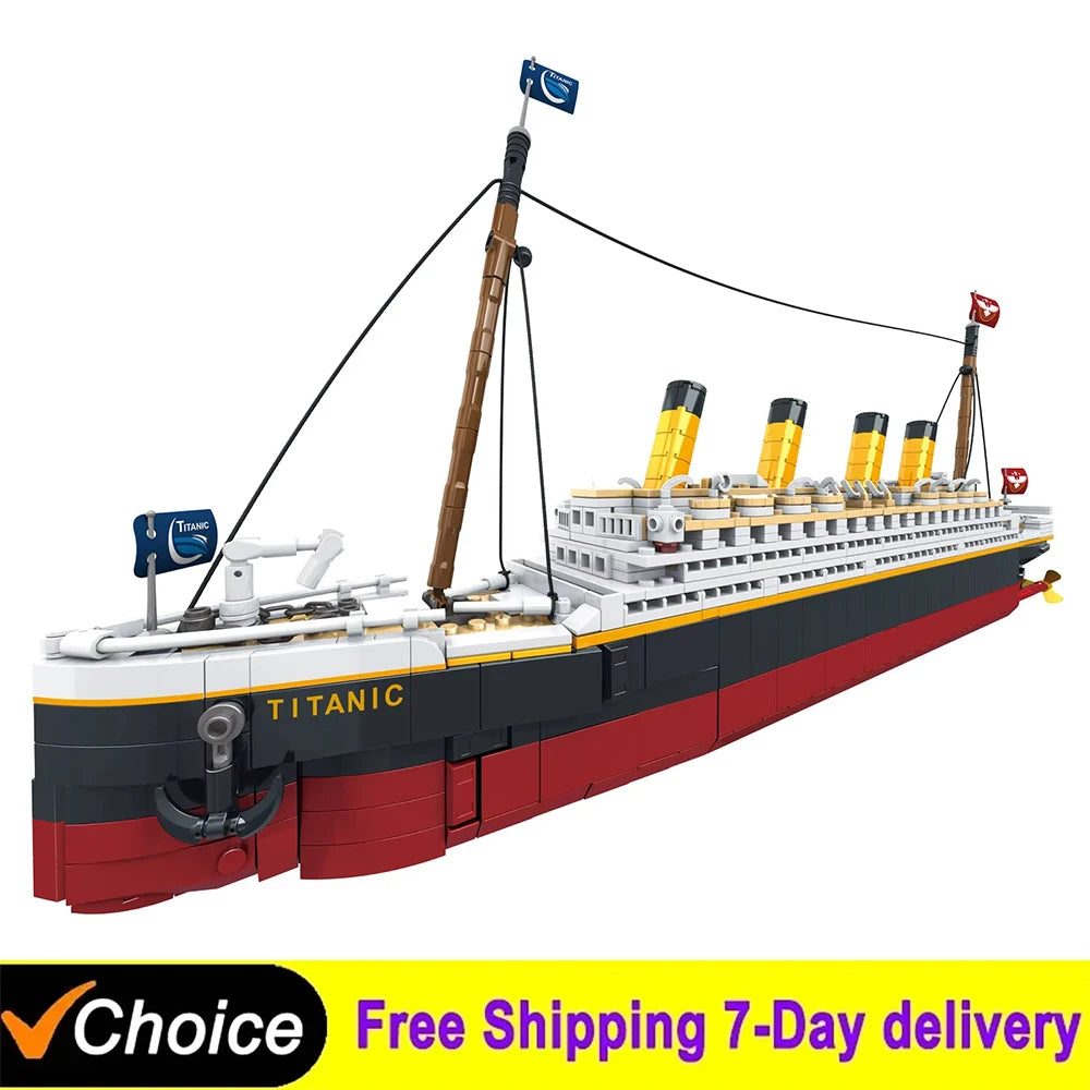 MOULD KING Titanic Model Building Set - 1507 Pieces for Adults