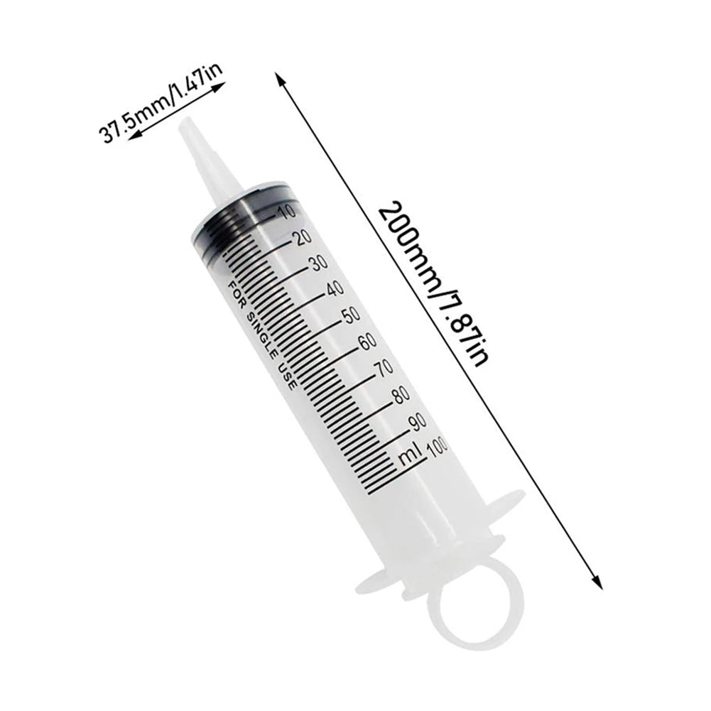 Reusable Plastic Syringes for Liquid Measurement | 20/60/100/150ml