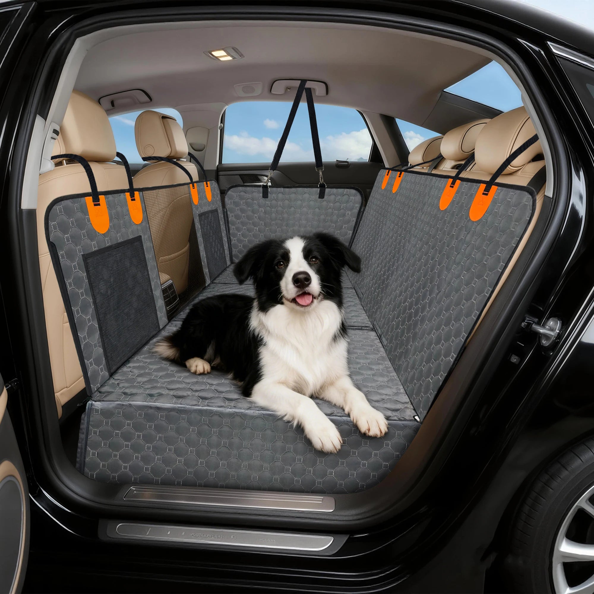 Bingopaw Back Seat Extender | Waterproof Dog Car Hammock & Protector