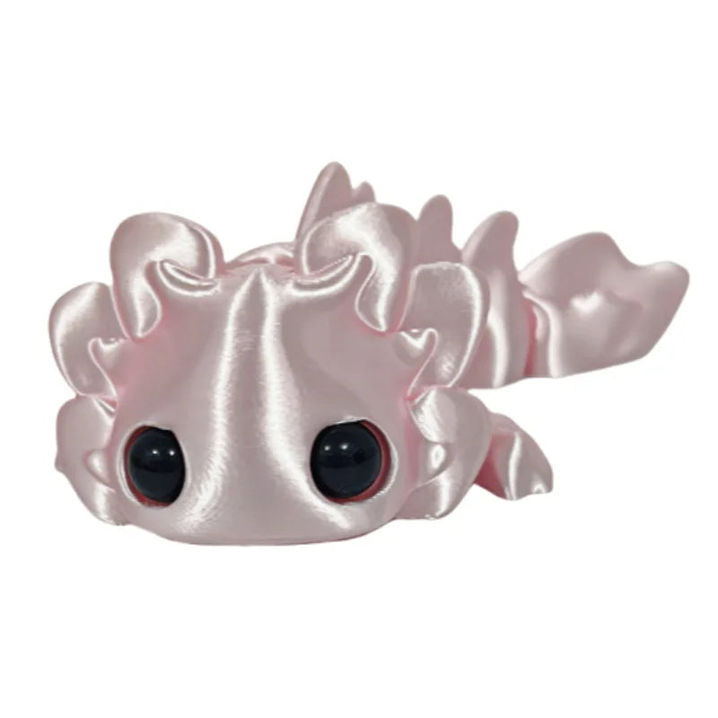 3D Printed Salamander Figures - Movable Toys for Kids & Home Decor