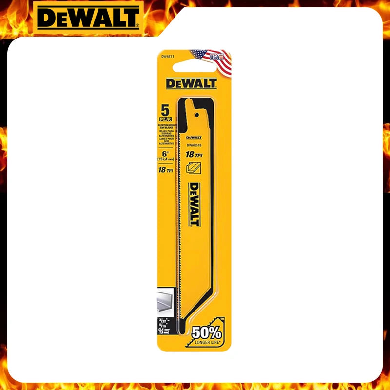 DEWALT Reciprocating Saw Blades - Durable & Versatile Cutting | 6-24 TPI