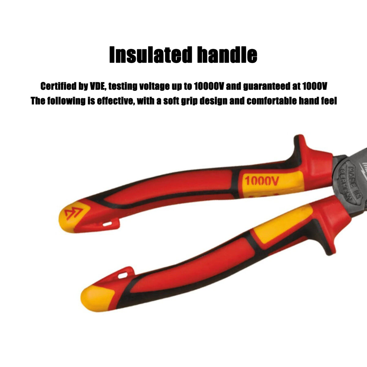 Milwaukee 7-Inch VDE Insulated Wire Pliers - 1000V Electrician Tool